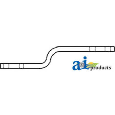 A & I PRODUCTS Drawbar, Offset 35.5" x2" x4" A-184629M1